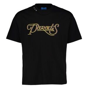 3.Paradis Graphic Cursive Logo Crewneck Short Sleeve Tee